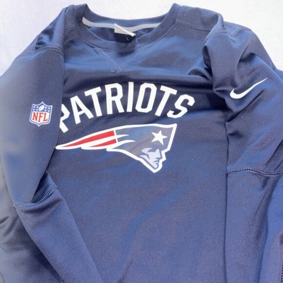 NFL New England Patriots Nike  Therma-Fit  2pc Sweatshirt Joggers Men's SzL EUC - Picture 6 of 12